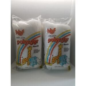 Hobbs Bonded Fibers Polyester Fiberfill 12oz New 2 Bags